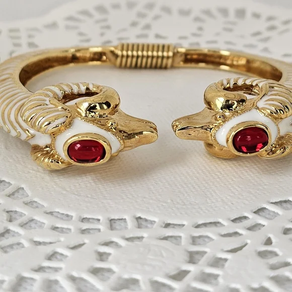Vintage Authentic KJL Ravishing Ram Bracelet - Picture 6 of 7